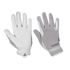 Equiline Summer Riding Glove -Equestrian Supply Store T11235 EQline Summer.Glove White