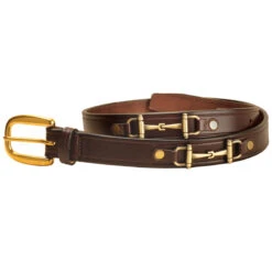Tory Leather Bit Belt 7 Tory Leather Bit Belt -Equestrian Supply Store Tory 2198 HavanBitBelt