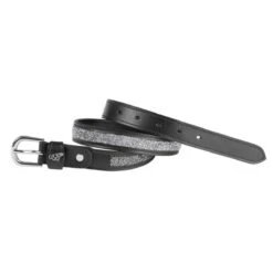 USG Mosaik Belts 6 USG Mosaik Belts -Equestrian Supply Store UB010 KL.USG Mosaik.Belt Blk.w.Silver Front