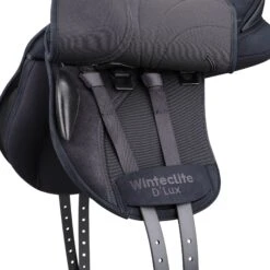 WintecLite Pony All Purpose D'Lux Saddle With HART 7 WintecLite Pony All Purpose D'Lux Saddle With HART -Equestrian Supply Store WL PonyAllPurpose Dlux girthingSystem Blk