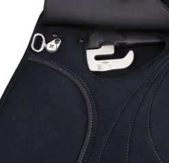 WintecLite Pony All Purpose D'Lux Saddle With HART 8 WintecLite Pony All Purpose D'Lux Saddle With HART -Equestrian Supply Store WL PonyAllPurpose Dlux stirrupBar blk