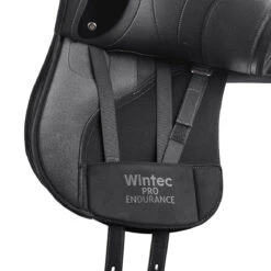 Wintec Pro Endurance Saddle With HART -Equestrian Supply Store W Endurance GirthingSystem Blk