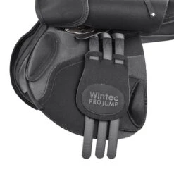Wintec Pro Jump RearFB Saddle With HART -Equestrian Supply Store W ProJump GirthingSystem Blk