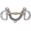 Stainless Steel 3-Piece Snaffle With Copper Roller Uxeter Kimberwick