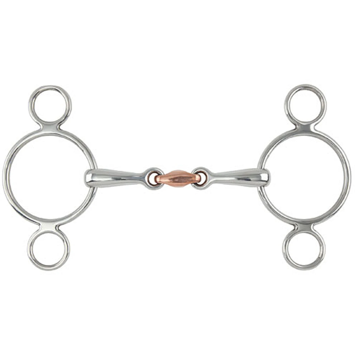 Shires Two Ring Copper Lozenge Gag Bit 1 Shires Two Ring Copper Lozenge Gag Bit