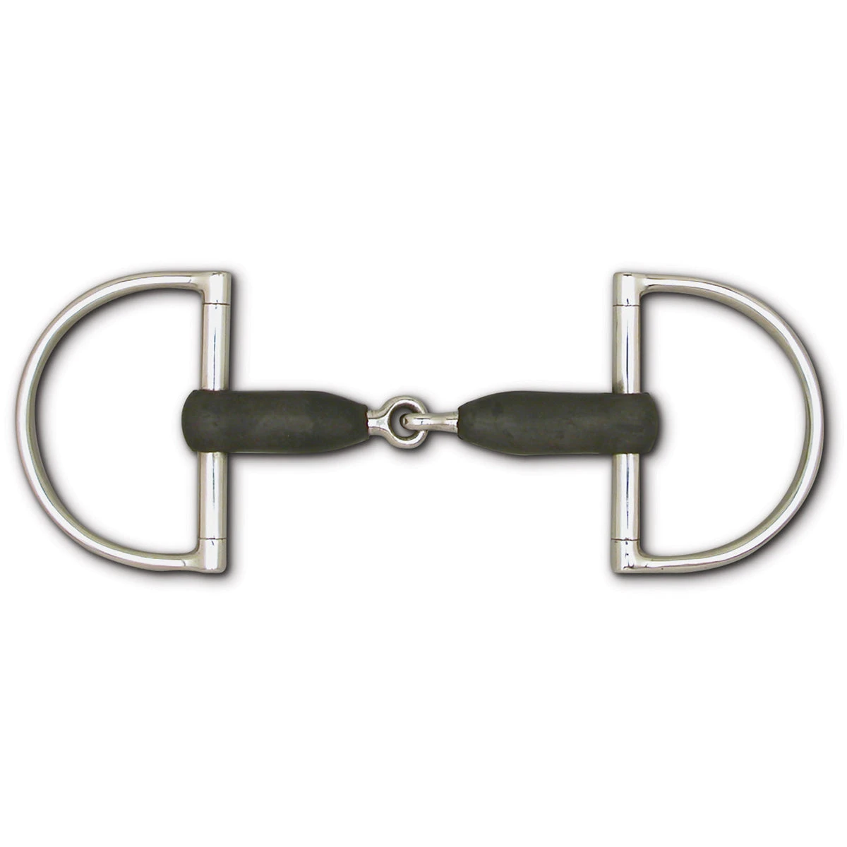 Toklat Hard Rubber Snaffle Hunt Dee Bit 1 Toklat Hard Rubber Snaffle Hunt Dee Bit