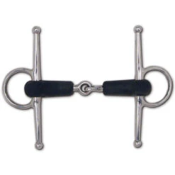 Toklat Soft Rubber Mouth Snaffle Full Cheek
