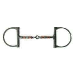 Coronet Copper And Steel Roller Dee Snaffle Bit