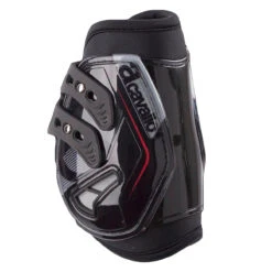 Acavallo Opera Hind Boot - Gel Lined With Elasticated Stud Fastening -Equestrian Supply Store black2 01219.1587735364.1280.1280