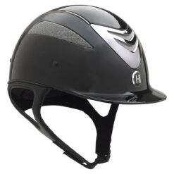 One K Defender Helmet -Equestrian Supply Store black glossy 70814.1590169349.1280.1280