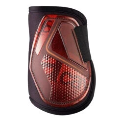 Acavallo Opera Hind Boot - Gel Lined With Elasticated Stud Fastening -Equestrian Supply Store brown3 34527.1587735366.1280.1280