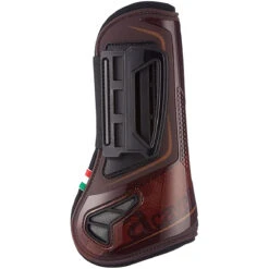Acavallo Opera Front Boot -Gel Lined With Elasticated Stud Fastening -Equestrian Supply Store brown4 87949.1587675759.1280.1280