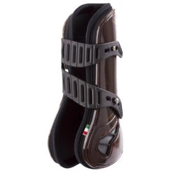 Acavallo Opera Front Boot -Gel Lined With Elasticated Stud Fastening -Equestrian Supply Store brown7 54929.1587675759.1280.1280