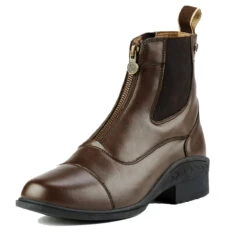 Ovation Quantum Ladies Zip Paddock Boot -Equestrian Supply Store brown front 79527.1588875908.1280.1280