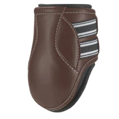 EquiFit D-Teq Hind Boot -Equestrian Supply Store brown front 83827.1590082846.1280.1280