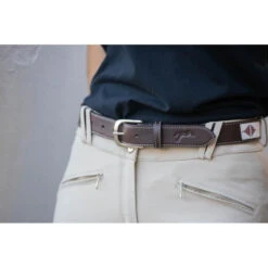 Penelope Pearl Belt -Equestrian Supply Store ceinture pearl havane rose