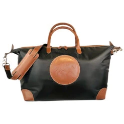 Tucker Tweed Equestrian Tryon Travel Overnight Bag -Equestrian Supply Store dressage front 56136.1587480334.1280.1280
