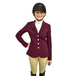 Equiline GwentyG Women's Show Coat -Equestrian Supply Store gwentyg plum 3
