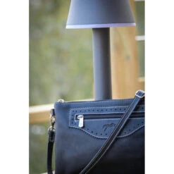 Penelope Emma Handbag -Equestrian Supply Store pochette penelope crantee noir 2