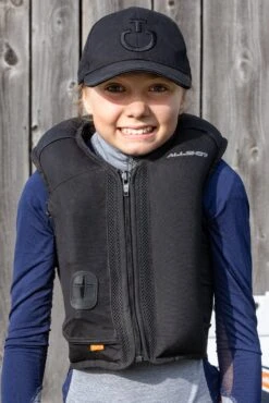 Allshot SafeKid Safety Airbag Vest -Equestrian Supply Store safekid deployfront