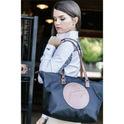 Tucker Tweed Devon Day Bag 35 Tucker Tweed Devon Day Bag -Equestrian Supply Store tucker tweed equestrian devon day bag hunter jumper on.model