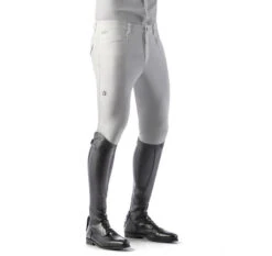 EGO 7 Men's Jumping EJ Knee Patch Breeches -Equestrian Supply Store white 97218.1586203659.1280.1280